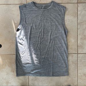 Grey athletic tank